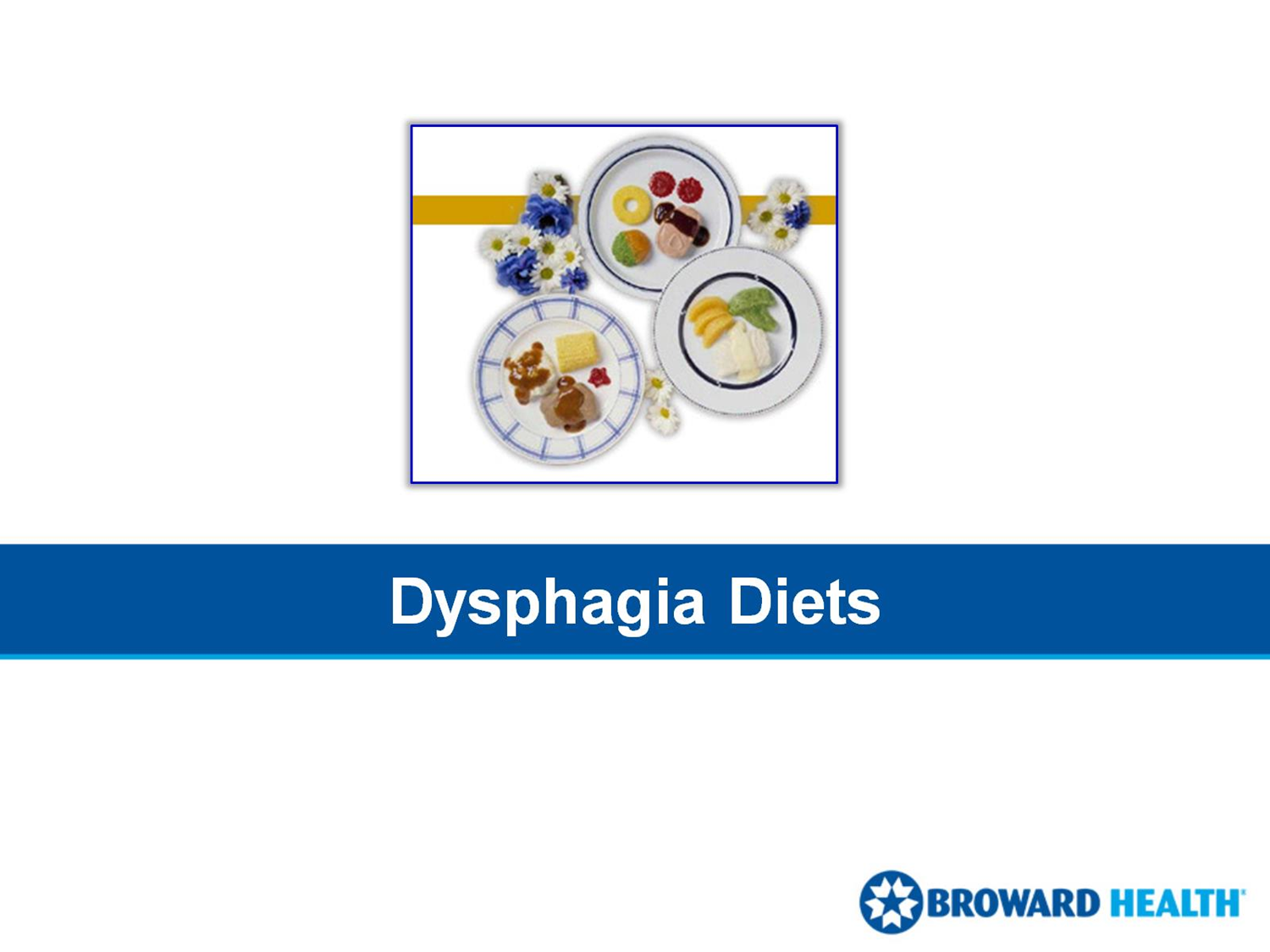 Dysphagia Diets
