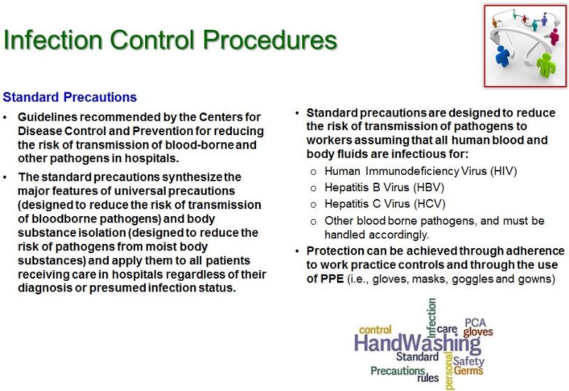 Infection Control Procedures Standard Precautions
