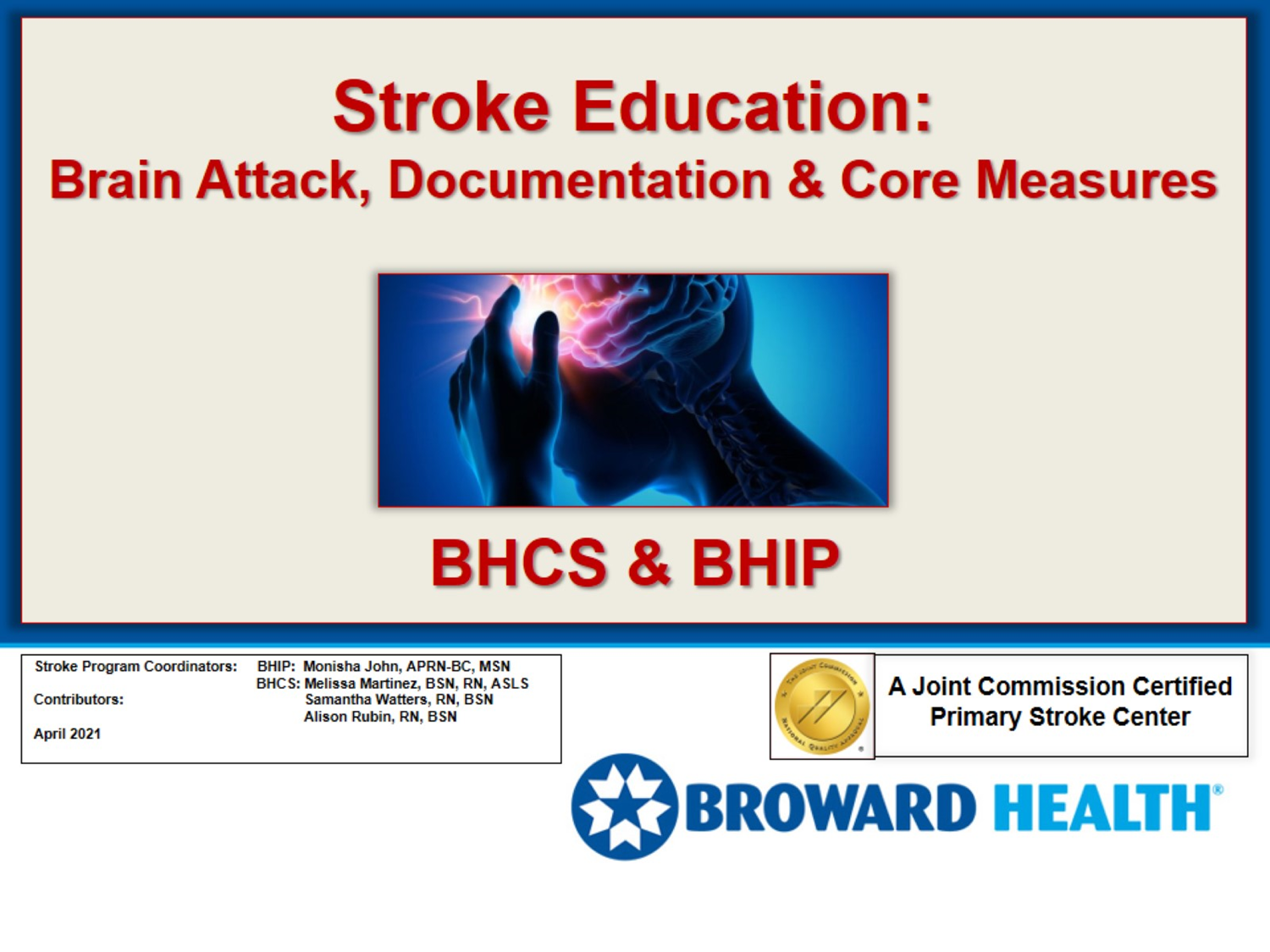 pn brain attack (stroke) case study